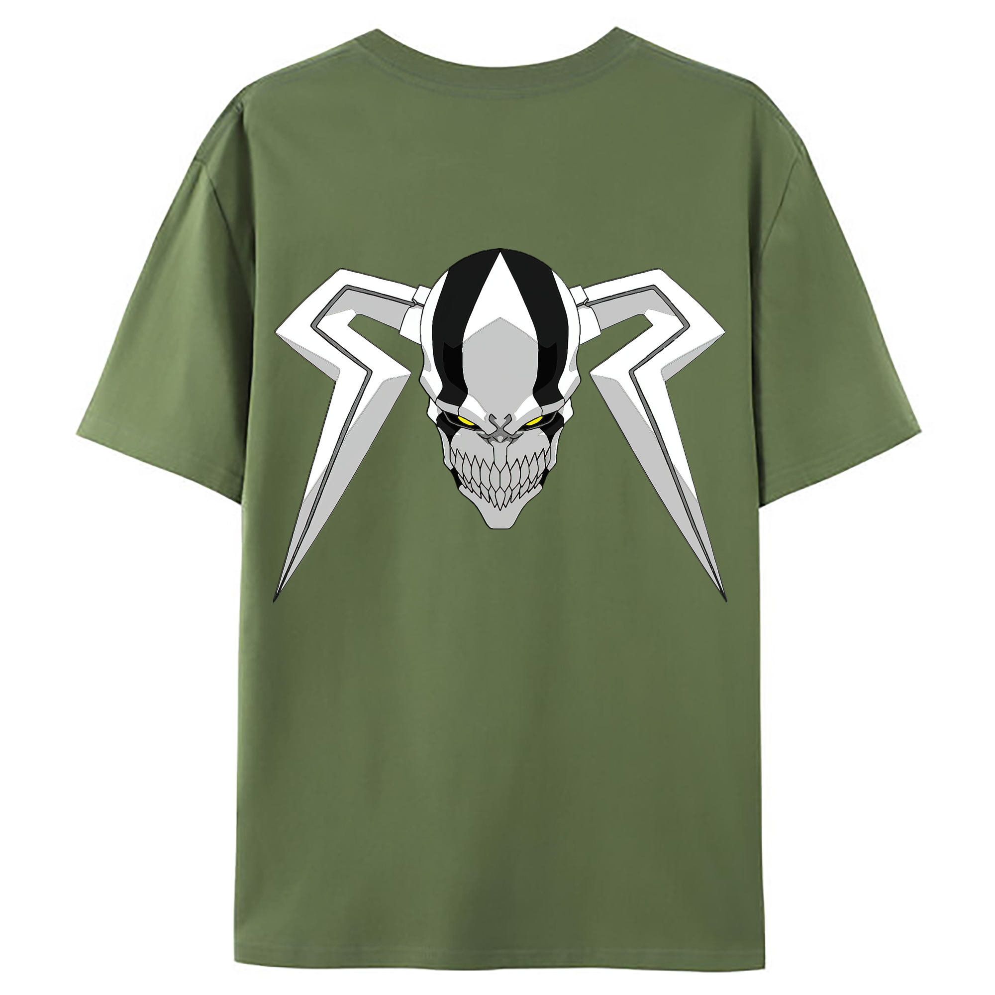 （画像用） ブリーチ 黒崎一護（くろさき いちご）BLEACH Kurosaki Ichigo 綿100％ メンズ半袖Tシャツ（バックプリント） 通気性